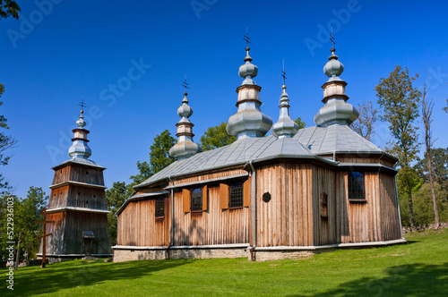 Orthodox Church of St. Michael the Archangel. Turzansk, Subcarpathian Voivodeship, Poland. photo