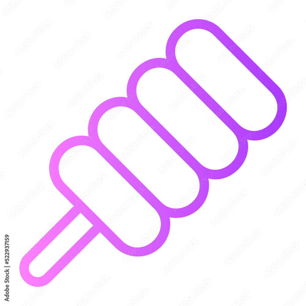 Fun Popsicle gradient icon Fun Popsicle gradient icon