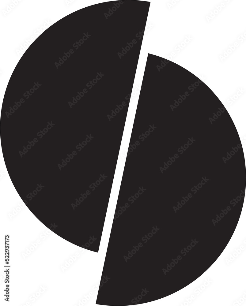 Modern Shape isolated on transparent background