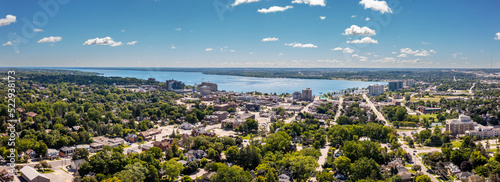 Barrie down town panorama