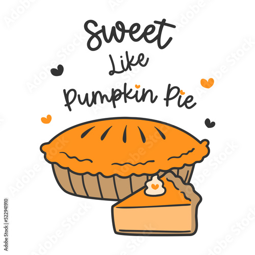 autumn pumpkin pie