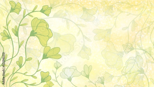 Wallpaper Mural floral background with flowers Torontodigital.ca