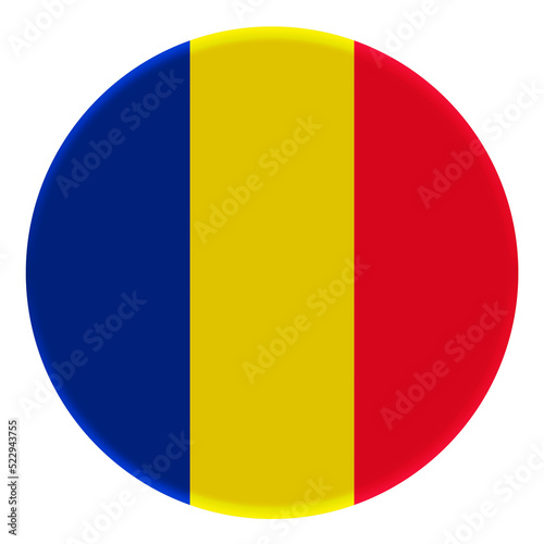 Free Download 3D Flag of Romania on avatar circle. - GFXLoad