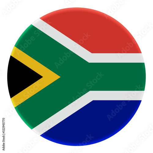 Free Download 3D Flag of South Africa on avatar circle. - GFXLoad