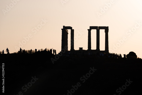 Cape Sounion is noted for its Temple of Poseidon