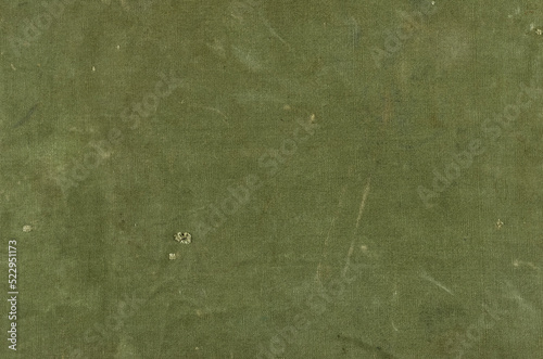 Olive green army background texture with scratches ans rips photo