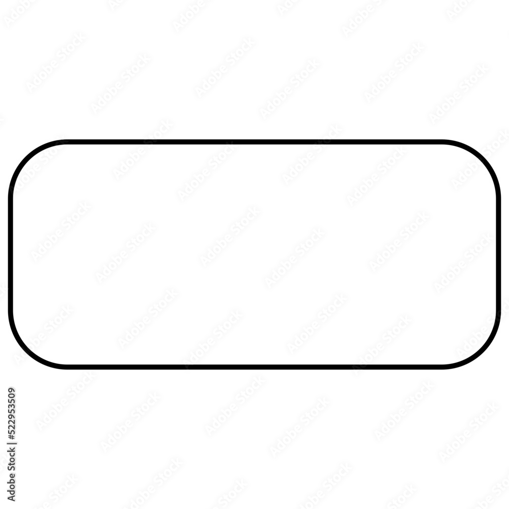 rounded rectangle outline