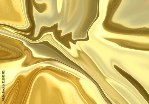 Abstract modern luxury golden liquid wave background design