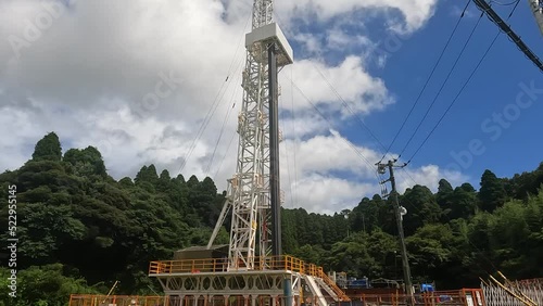 ガス井戸発掘工事
