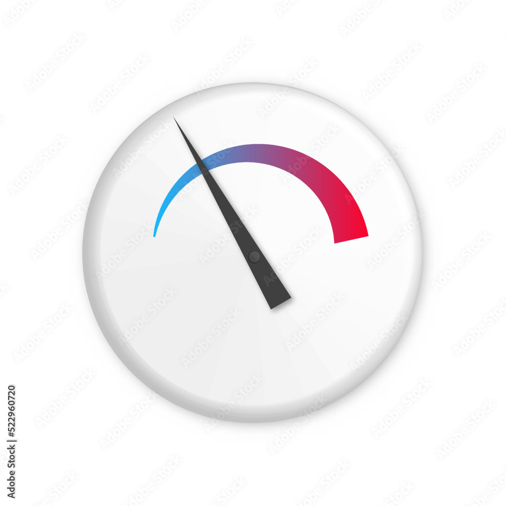 Cold and hot state indicator, vector illustration. Cold and hot state indicator, vector illustration.