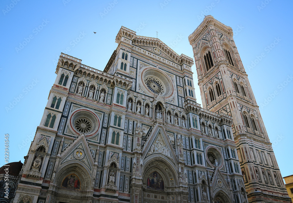 Low angle of Florence Duomo