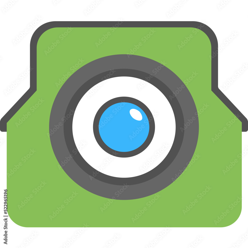 CCTV Flat Icon 
