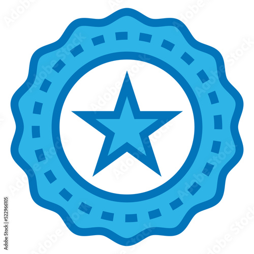 Special offer star badge ecommerce - blue icon