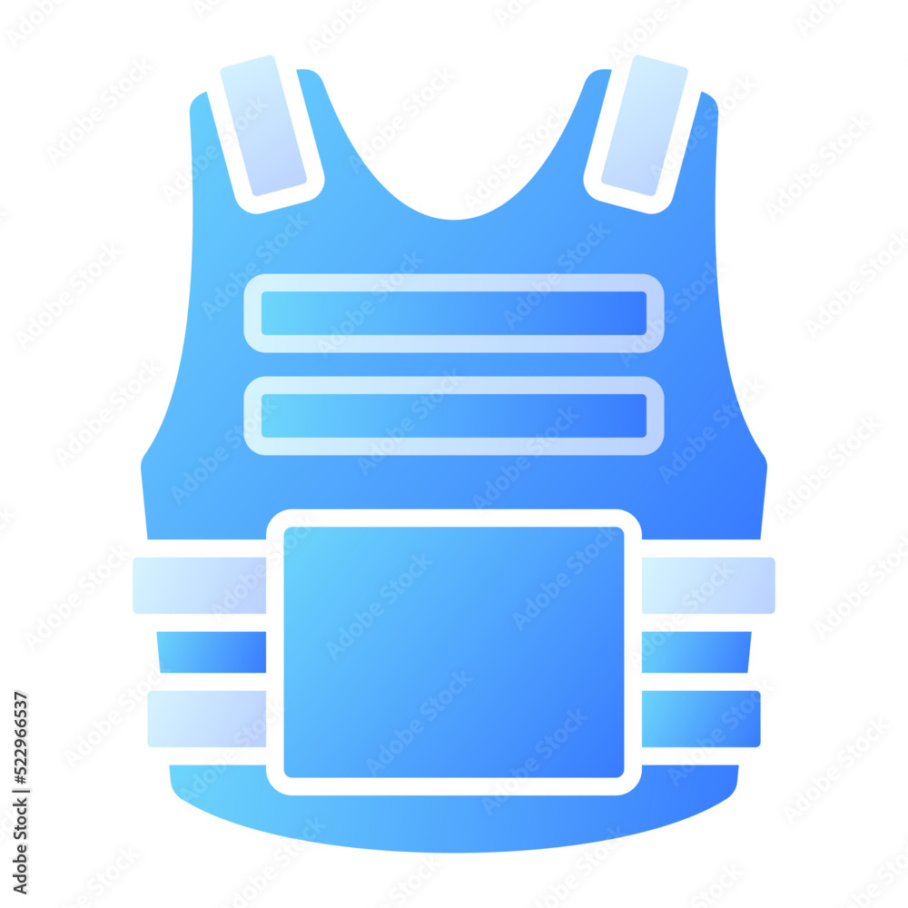 Obraz premium Bulletproof Vest Icon