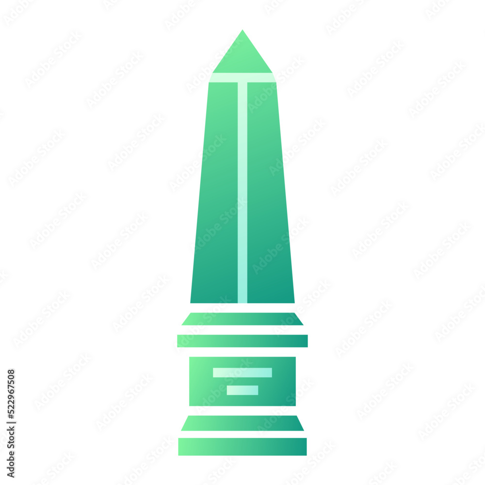 Fototapeta premium Obelisk Icon