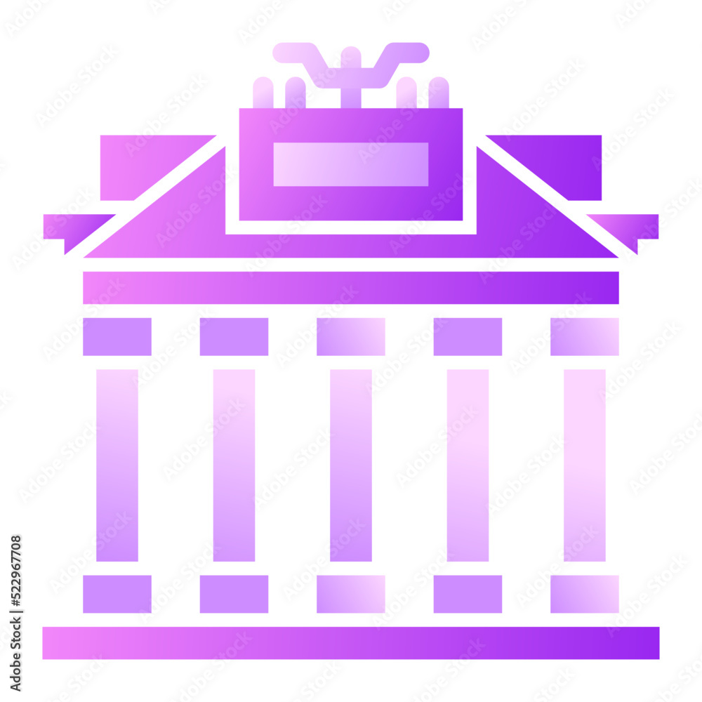 Brandenburg gate Icon Brandenburg gate Icon