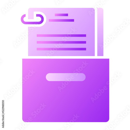 Files Box Icon