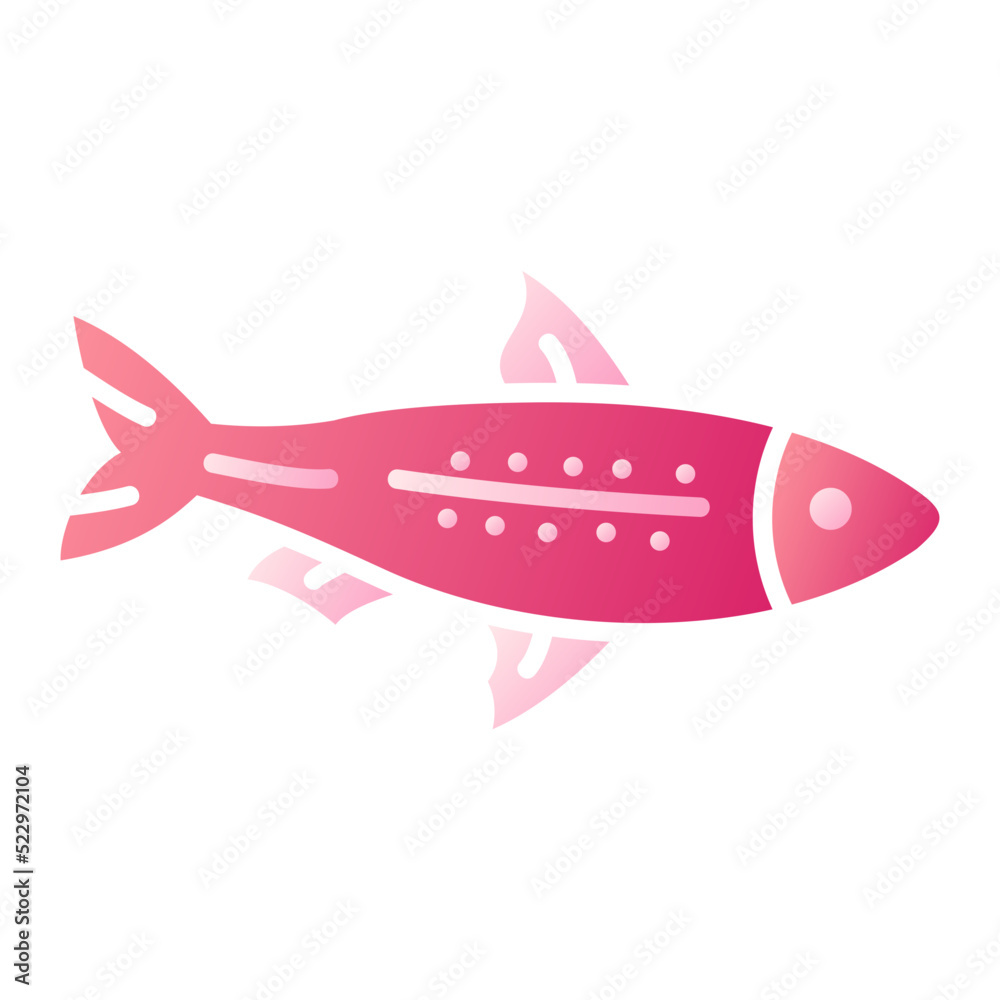 Fototapeta premium Sardine Icon
