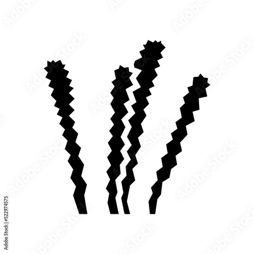 elodea densa glyph icon vector. elodea densa sign. isolated symbol illustration