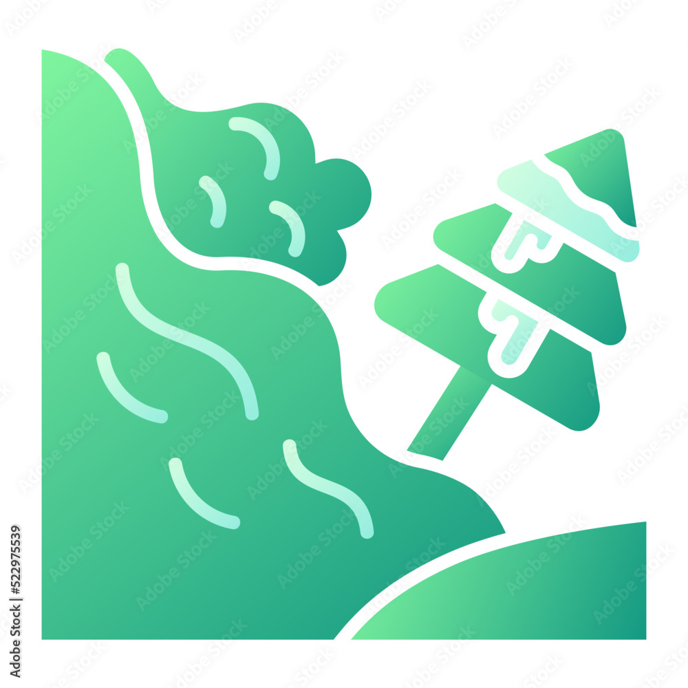 Fototapeta premium Avalanche Icon