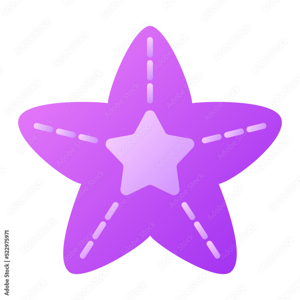 Fototapeta premium Starfish Icon