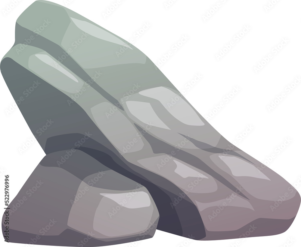 Underwater game asset of cartoon stones and rocks Underwater game asset of cartoon stones and rocks