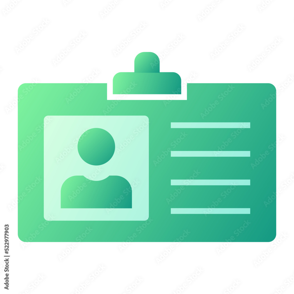 Obraz premium Library card Icon