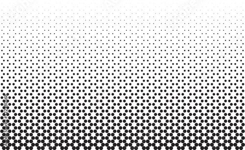 Geometric pattern based on circles on a white background.Seamless in one direction. Average fade out. 45 figures in height. The radial transformation method.