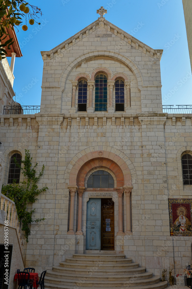 Fototapeta premium jerusalem armenian quarter, armenian catholic patriarchate