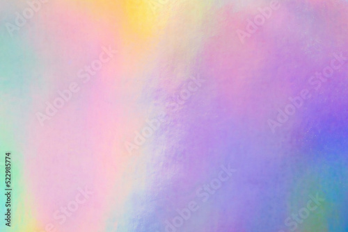 Holographic rainbow foil iridescent texture abstract hologram background photo