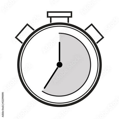Stop watch timer icon - vector illustration