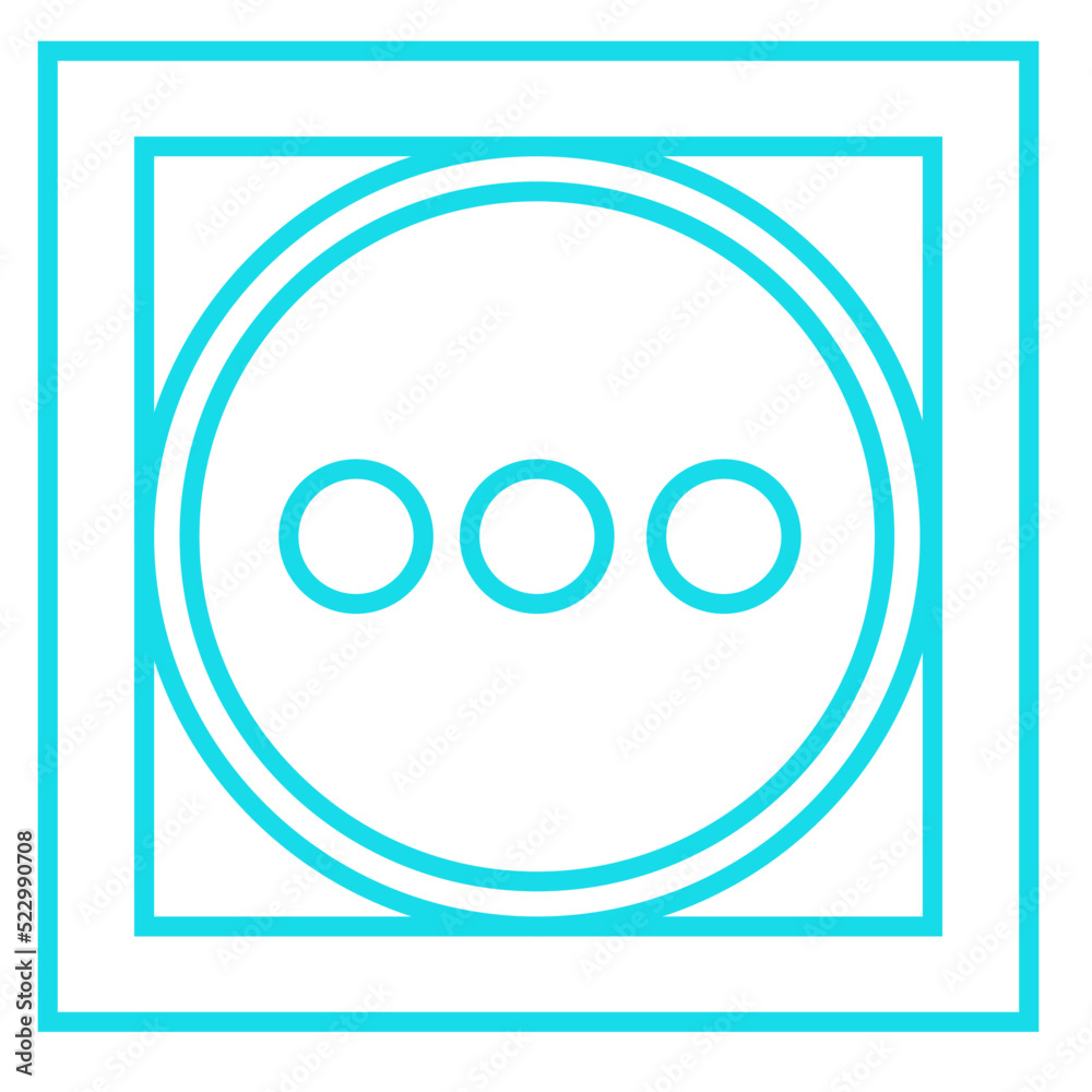 Naklejka premium Laundry icon sign symbol design