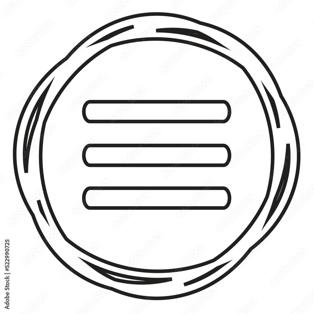 Menu icon sign symbol design Menu icon sign symbol design