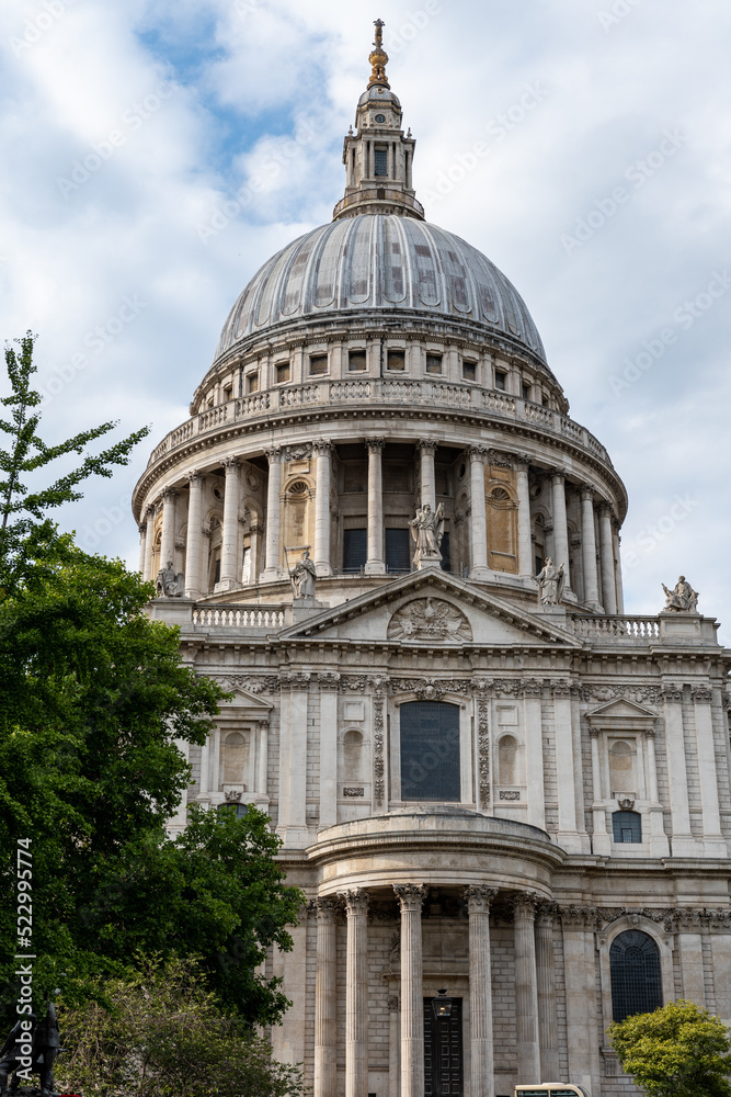 London, England: St Paul's Cathedral is an Anglican cathedral in London and is the seat of the Bishop of London