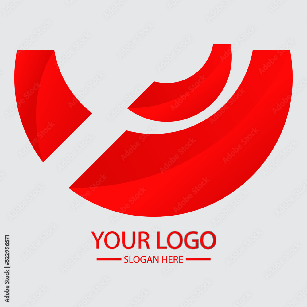 Modern and Simple 3D Logo. Can Edit and Change Color Modern and Simple 3D Logo. Can Edit and Change Color