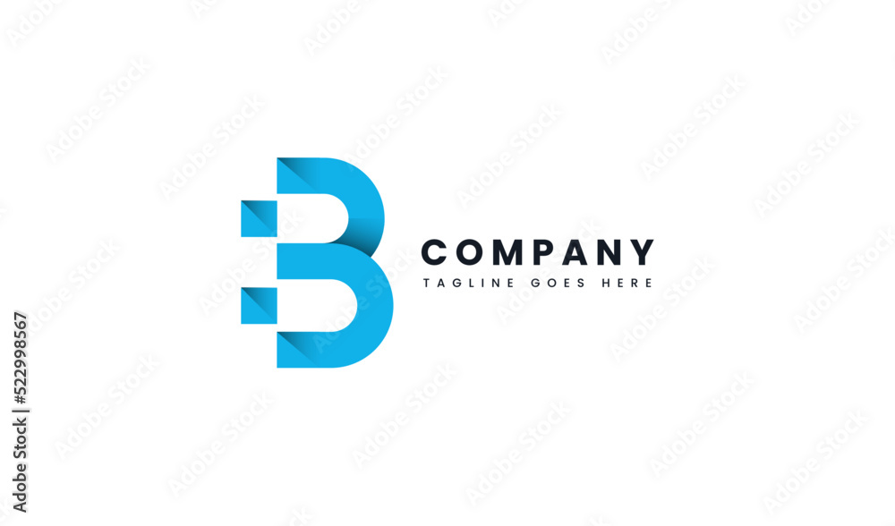 Geometric Letter B Paper Cut Logo. Usable for Business and Company Branding Logos. Flat Vector Logo Design Template Element. Geometric Letter B Paper Cut Logo. Usable for Business and Company Branding Logos. Flat Vector Logo Design Template Element.