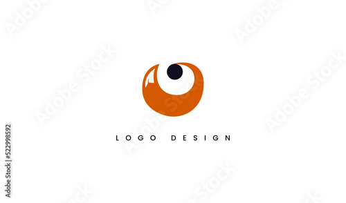 Circular Fox Tail Logo Design. Usable for Animal Wildlife and Company Branding Logos. Flat Vector Logo Design Template Element.