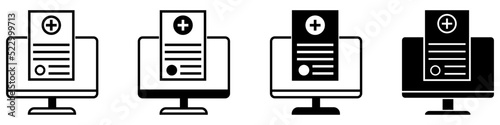 Analyzes icon vector set. Assay illustration sign collection. test symbol or logo.