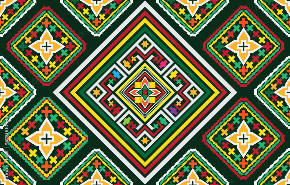 Tribal striped seamless pattern. Aztec geometric vector background. Can be used in textile design, web design for making of clothes, accessories, decorative paper, wrapping, envelope; backpacks, etc.
