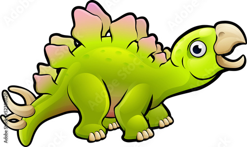 A stegosaurus dinosaur anim...