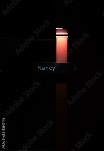 panneau de la gare de Nancy