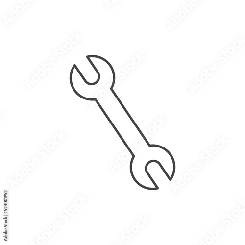wrench icons. Wrench vector icon. Spanner symbol