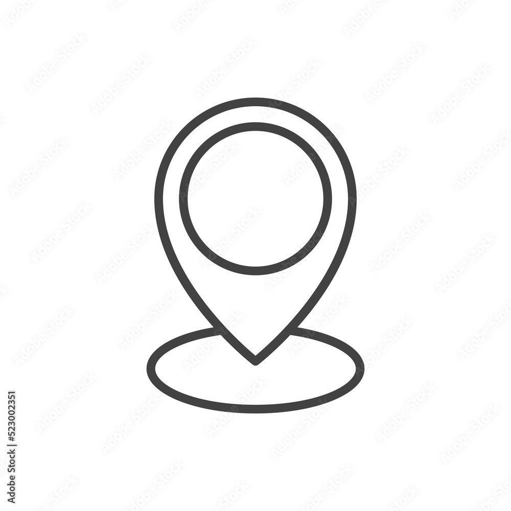 Location icon vector. pin point icon. map location pointer symbol isolated on white background.vector illustration Location icon vector. pin point icon. map location pointer symbol isolated on white background.vector illustration