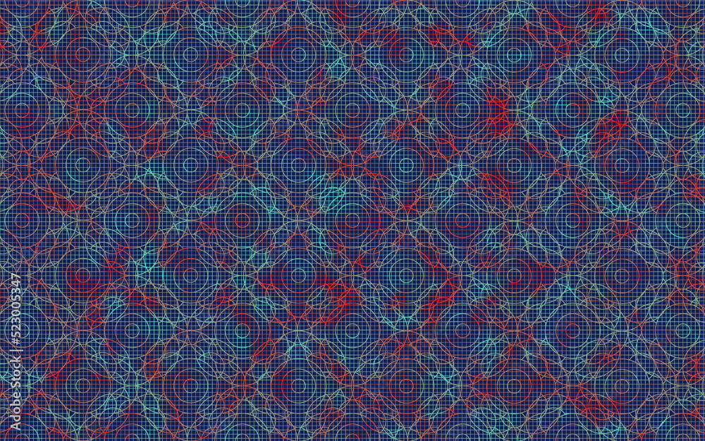 blue green and red glow fabric texture pattern tiles graphic art design