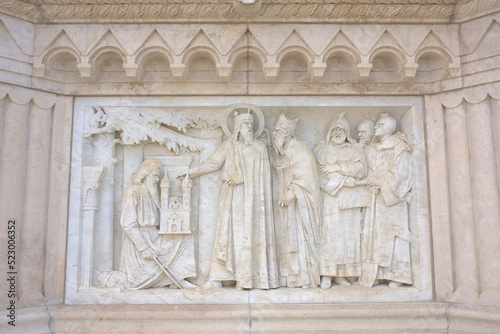 Obraz na płótnie Marble carvings w salonie
