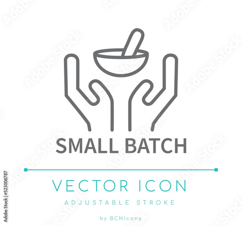Small Batch Line Icon