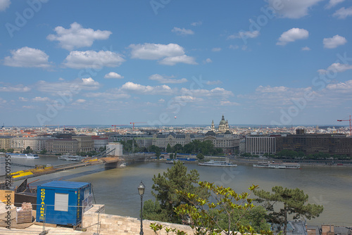 Obraz na płótnie Budapest skyline w salonie