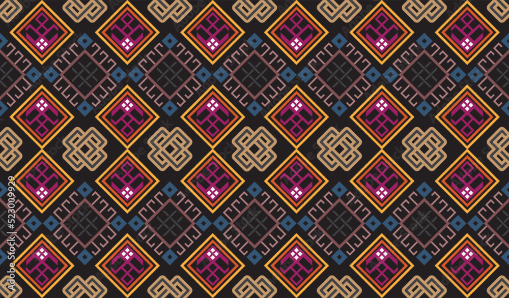 tribal pastel multicolor pastel Navajo seamless vector pattern. aztec abstract geometric art print in a sophisticated aztec style. Vector background with ethnic elements. Wallpaper, fabric, paper, 