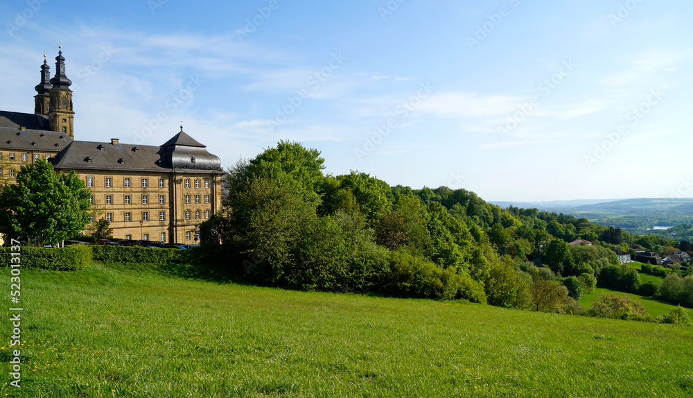 Banz Abbey, now known as Banz Castle in Bad Staffelstein north of Bamberg, Bavaria, southern Germany