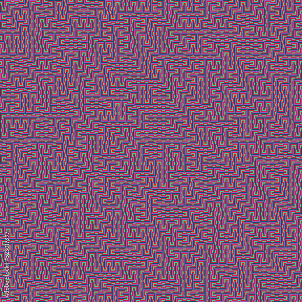 Color Rhombus tile tessellation pattern illustration